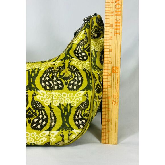 Petunia Pickle Bottom Lime Green Peacock Water Resistant Diaper Bag Shoulder - Picture 11 of 14